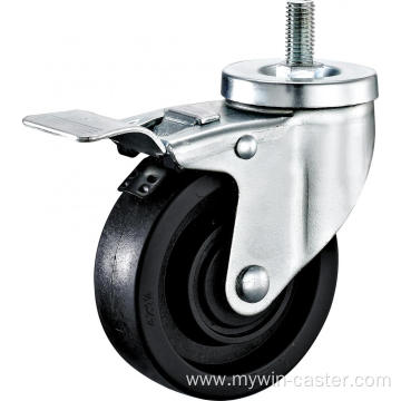 3'' Thtead Stem High Temperature Caster With Brake